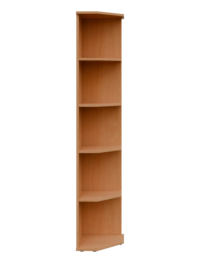 TZ 5 - 3 kancelářská skříň, rohová, pravá, 1822x360x400, buk royal